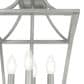Hunter Laurel Ridge 12" 4-Light Lantern Pendant in Brushed Nickel, , large