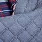 Triangle Home Fashions Grayson Farmhouse 3-Piece Full/Queen Quilt Set in Navy and Red, , large