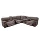Oxford Furniture 6-Piece Power Reclining Sectional with Power Headrests in Tan, , large
