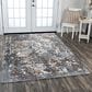 RIZZY Logan LOG735 8" x 10" Blue Area Rug, , large