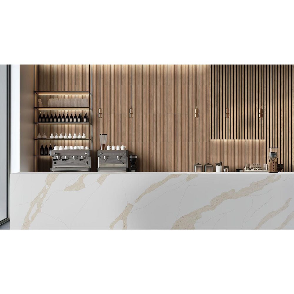 MS International Acoustic Wood Slat Natural 9.5&quot; x 120&quot; Wall Panels, , large