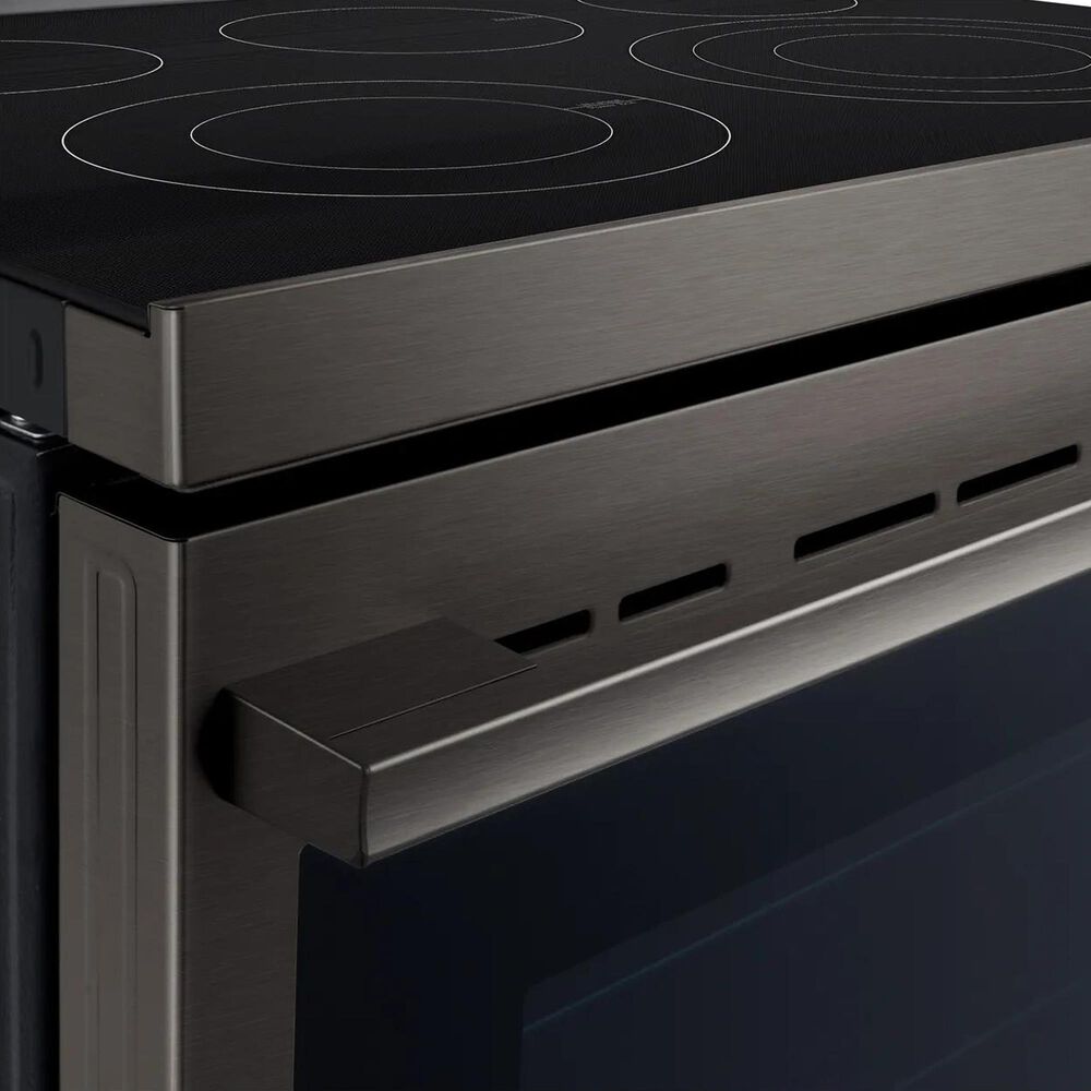 LG 2-Piece Kitchen Package with 6.3 Cu. Ft. Smart Freestanding Electric Range and 2.1 Cu. Ft. Smart Over-the-Range Microwave in Black Stainless Steel, , large