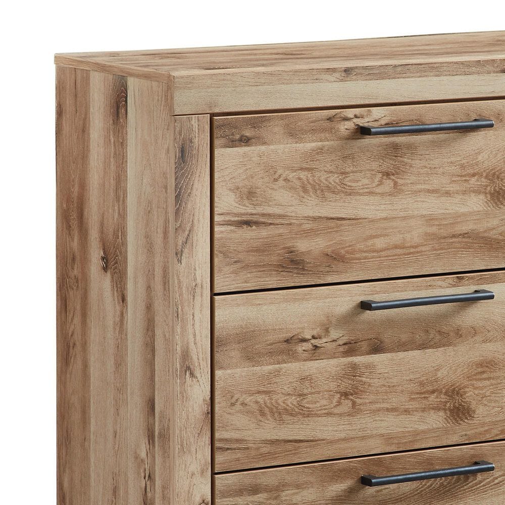 Ashley Hyanna 6-Drawer Dresser in Golden Rustic, , large