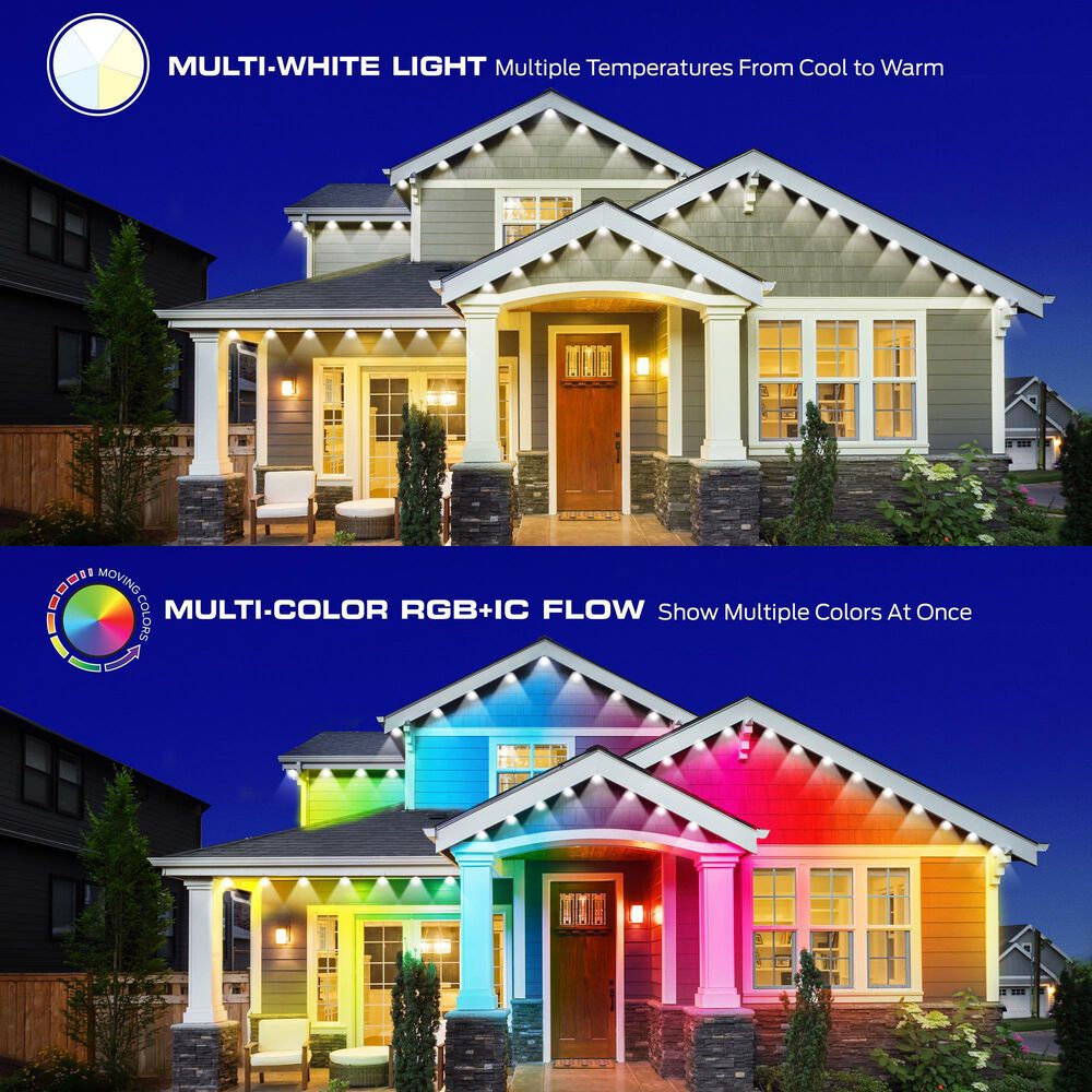 Monster Illuminessence Smart Permanent Outdoor Light in White, , large
