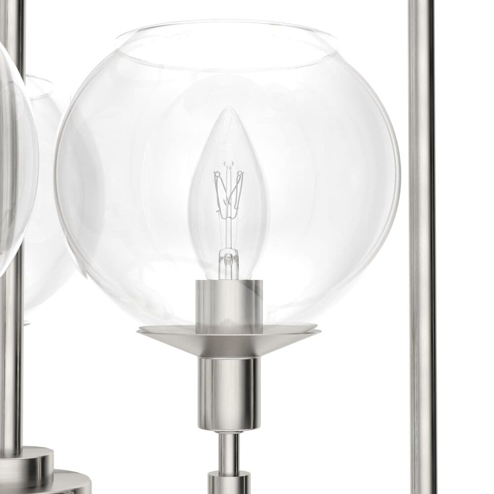 Hunter Xidane 3-Light Foyer Lantern in Brushed Nickel, , large