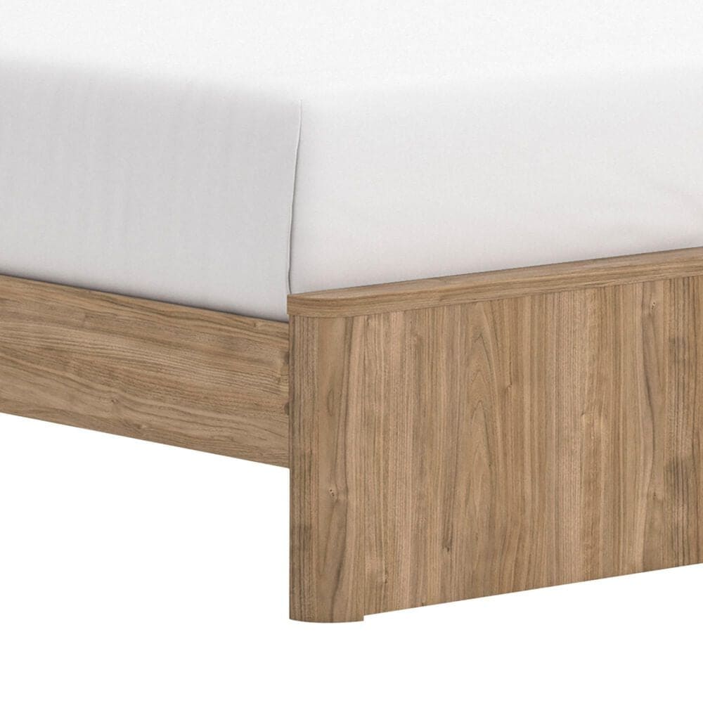 Ashley Gramburg Queen Panel Platform Bed in Warm Brown, , large