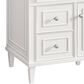 James Martin Vanities Lorelai 48" Single Vanity in Bright White with 3 cm Ethereal Noctis Quartz Top, , large