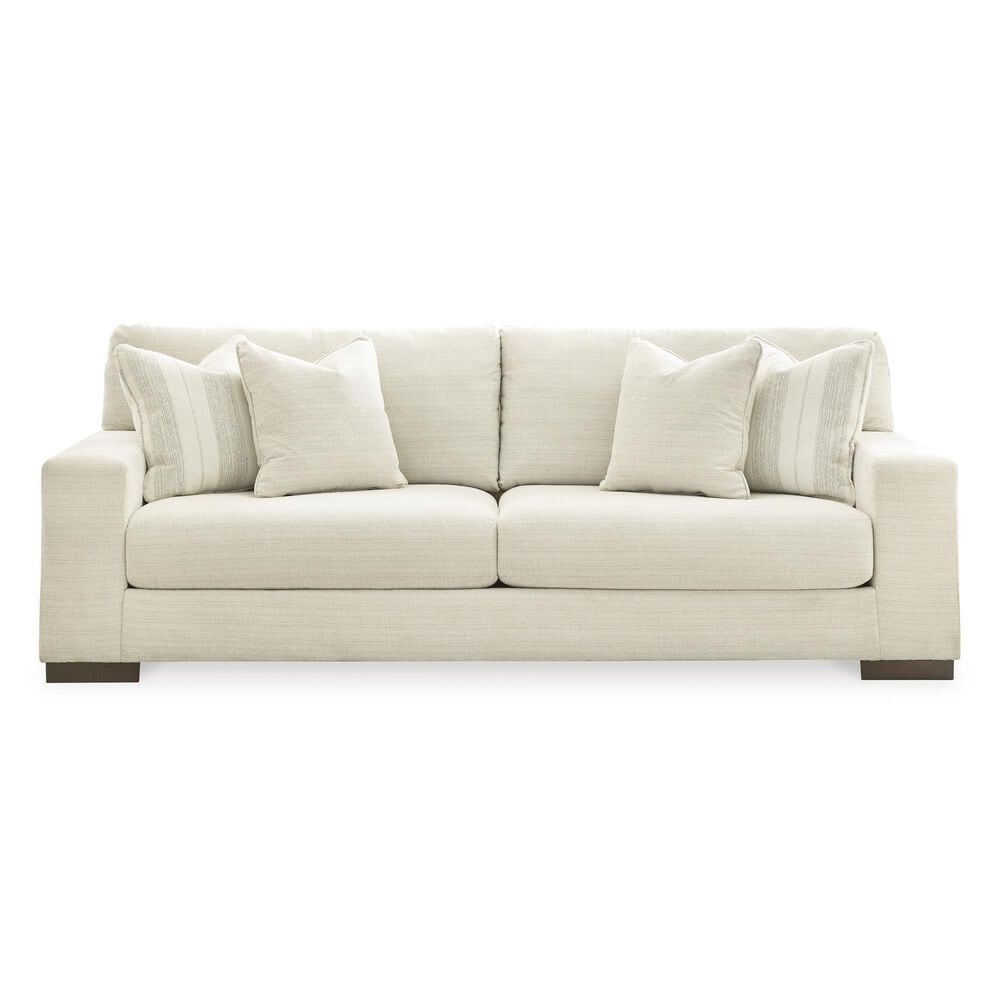 Ashley Maggie Stationary Sofa in Birch, , large