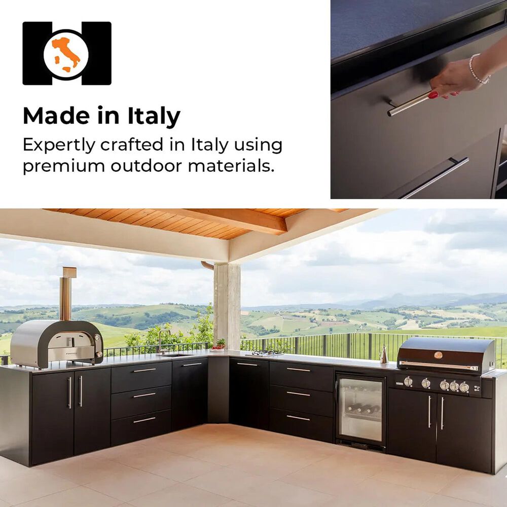 Fontana Forni Elysia Storage 90 Module in Black, , large