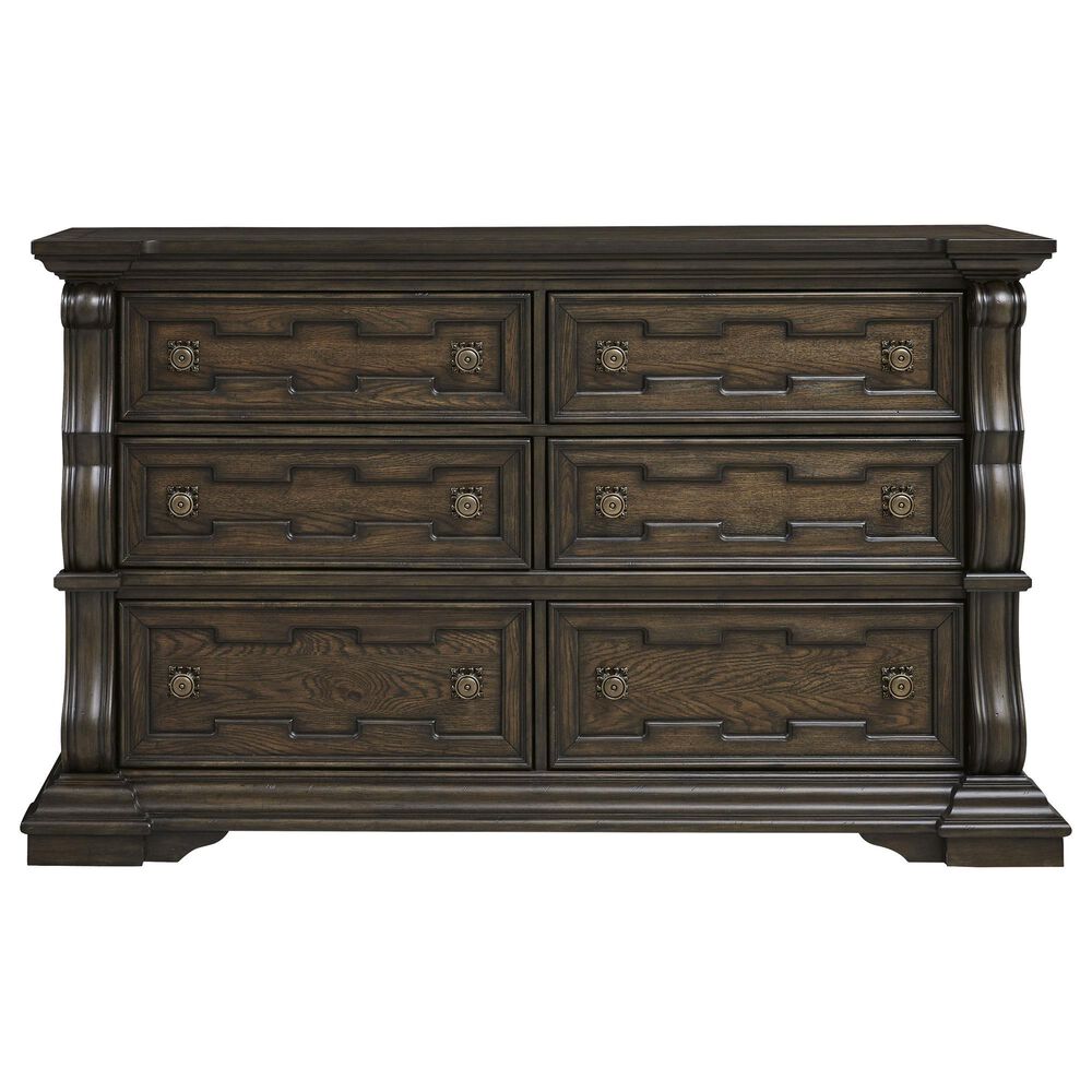 Millenium Maylee Dresser and Mirror in Dark Brown, , large