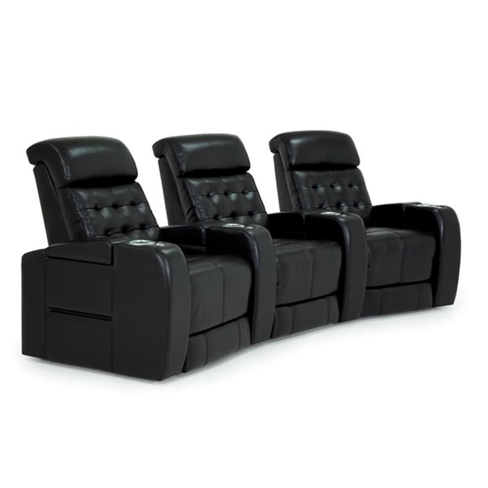 Style Expressions Erindale 3-Piece Power Reclining Home Theater Set in Onyx, , large