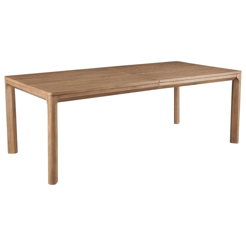 Universal Malone and Juno 7-Piece Rectangular Dining Set in Natural Oak, , large
