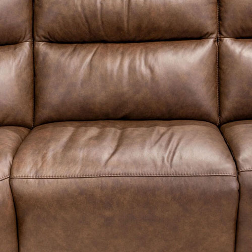 Ashley ModZ 6-Piece Power Symmetrical Sectional in Chocolate, , large