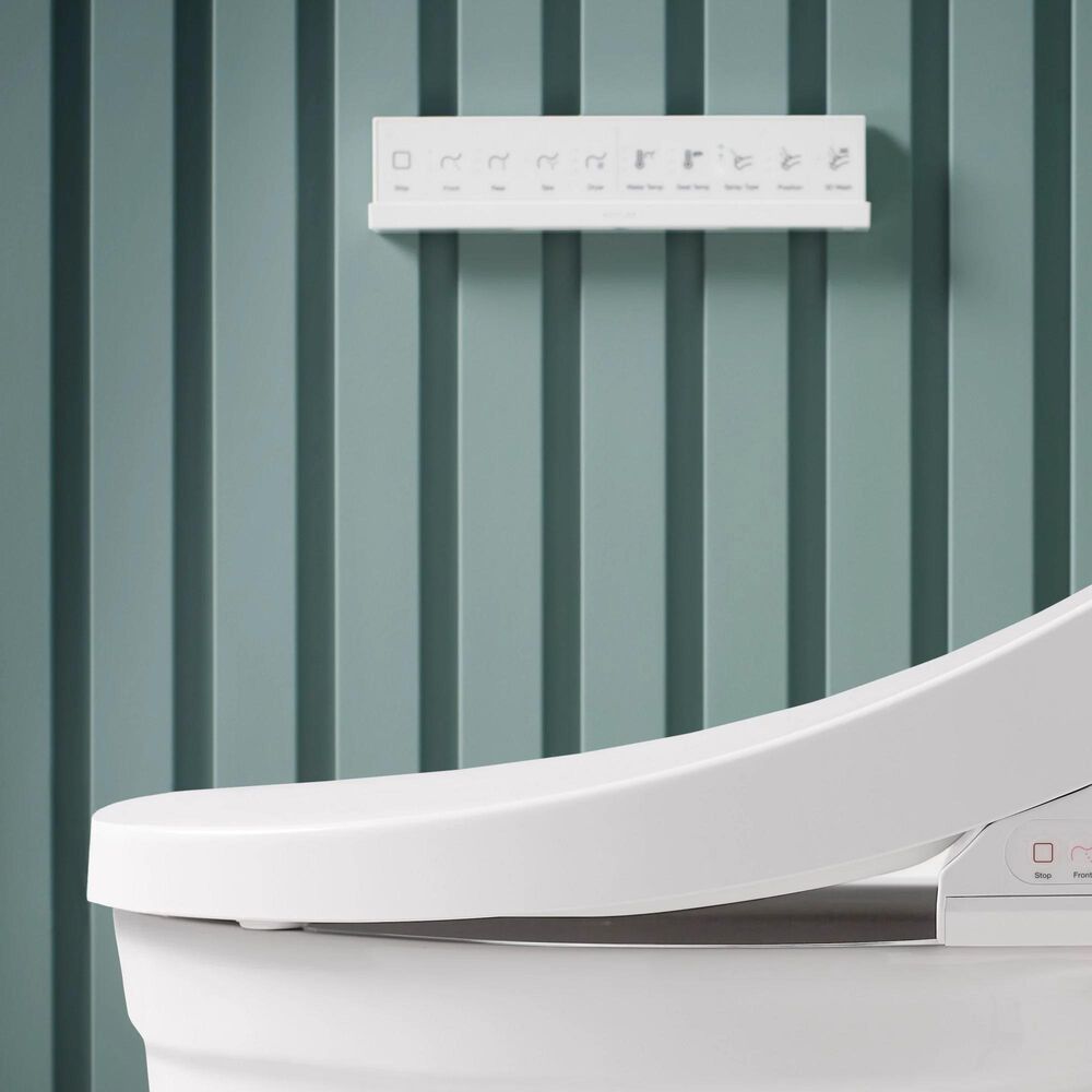 Kohler PureWash E815 Elongated Bidet Toilet Seat with Remote Control in White, , large