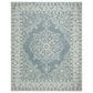Safavieh Micro-Loop 8" x 10" Blue and Light Blue Area Rug, , large