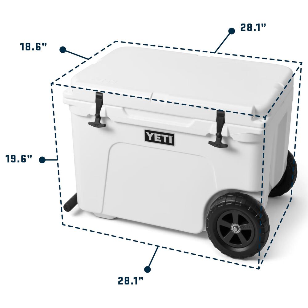 YETI Tundra Haul Wheeled Cooler in Black Forest Green, , large