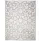 Safavieh Micro-Loop Floral 11" x 15" Grey and Ivory Area Rug, , large