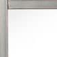 Maple and Jade 40" x 30" Arched Window Pane Wall Mirror in Matte Black, , large