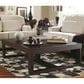 Ashley Watson 56" Rectangular Cocktail Table in Dark Brown, , large