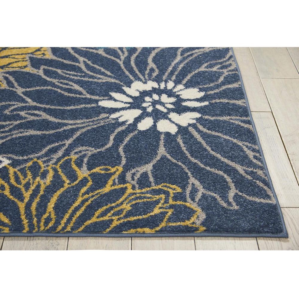 Nourison Passion PSN17 1&#39;10&quot; x 2&#39;10&quot; Blue Area Rug, , large