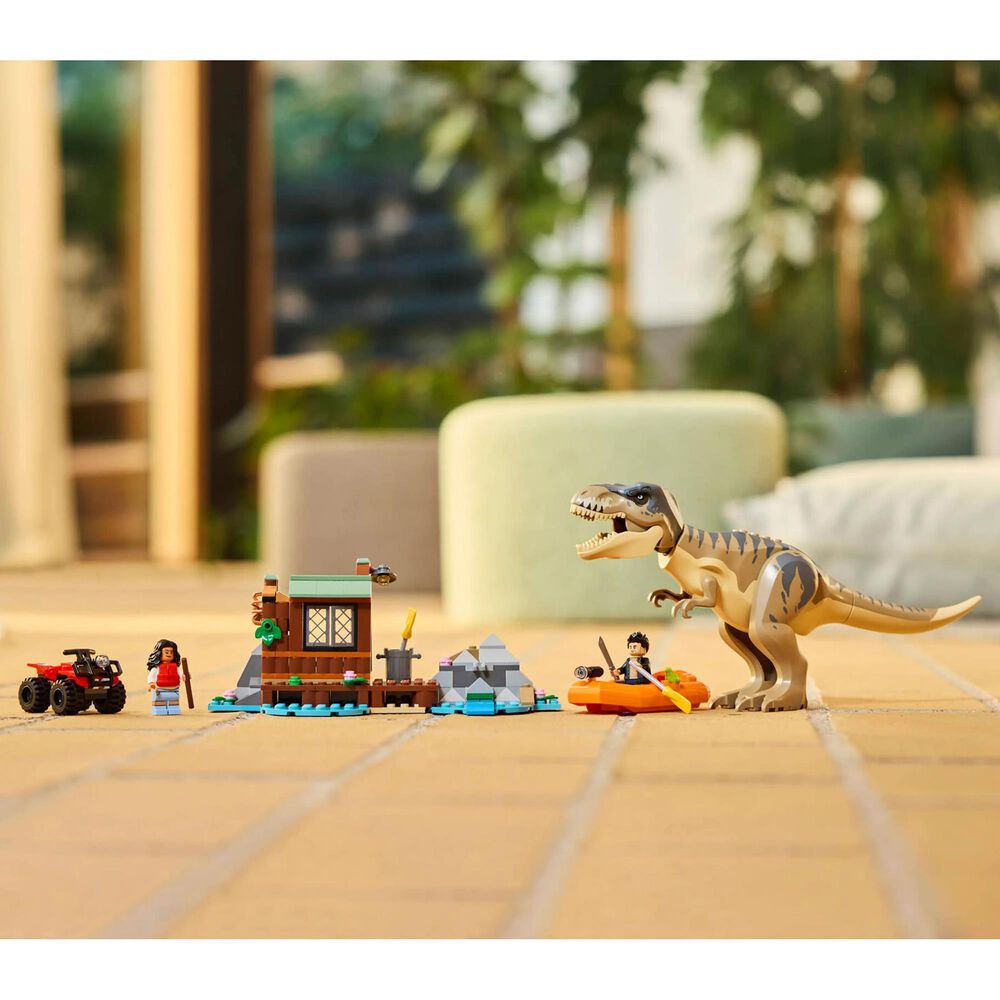 LEGO Jurassic World - T. Rex River Escape Building Set in Red and Orange, , large