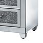Baxton Studio Ralston 3-Drawer Nightstand in Mirrored, , large