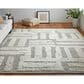 Feizy Ashby 8909F 5"6" x 8"6" Ivory and Gray Area Rug, , large