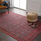 Jaipur Harman Kalinar 7"6" x 10" Shaded Spruce, Koi, Cork and Deep Claret Area Rug, , large