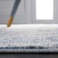 Safavieh Dream DRM402J 2" x 8" Grey and Turquoise Runner, , large