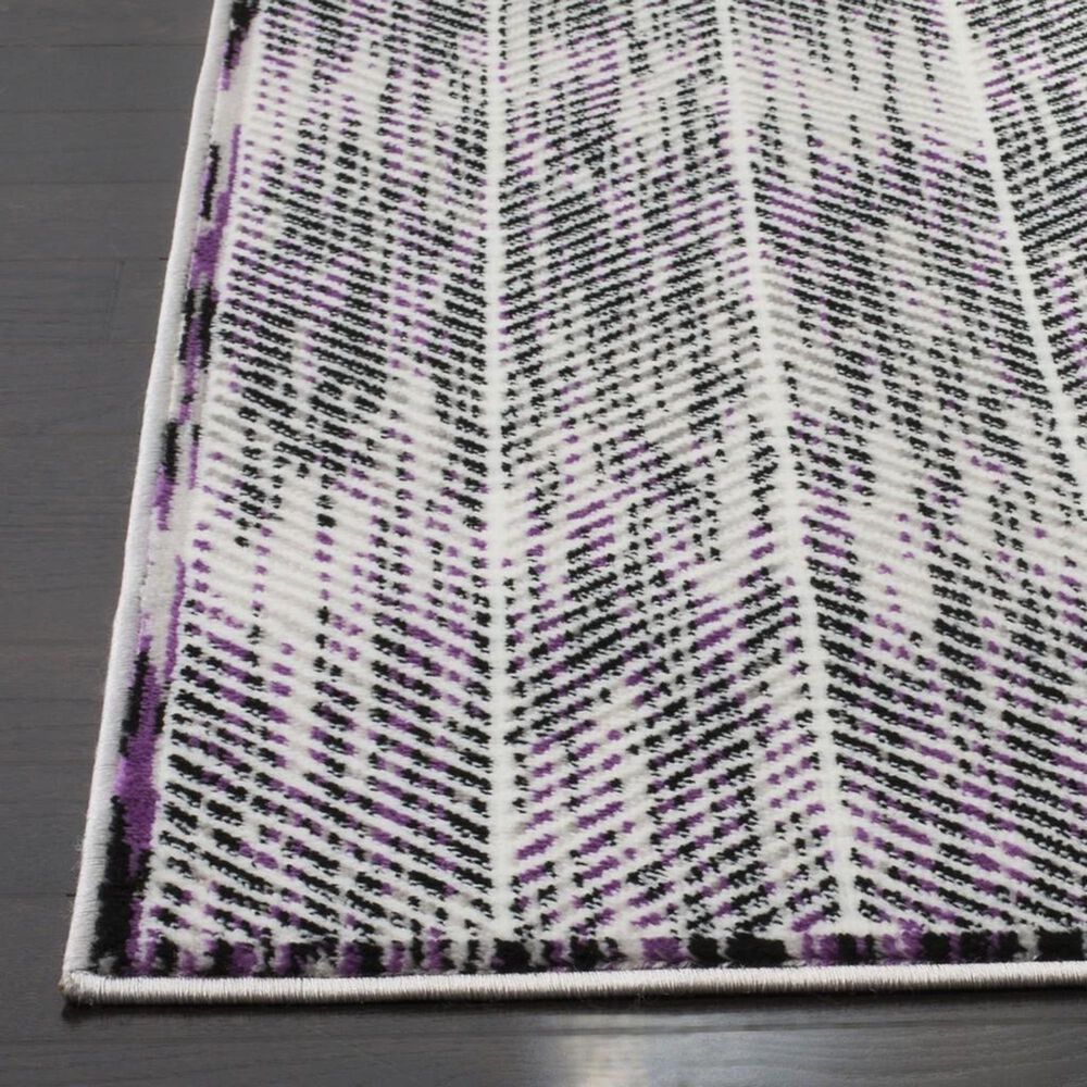Safavieh Skyler SKY194R 4&#39; x 6&#39; Gray and Purple Area Rug, , large