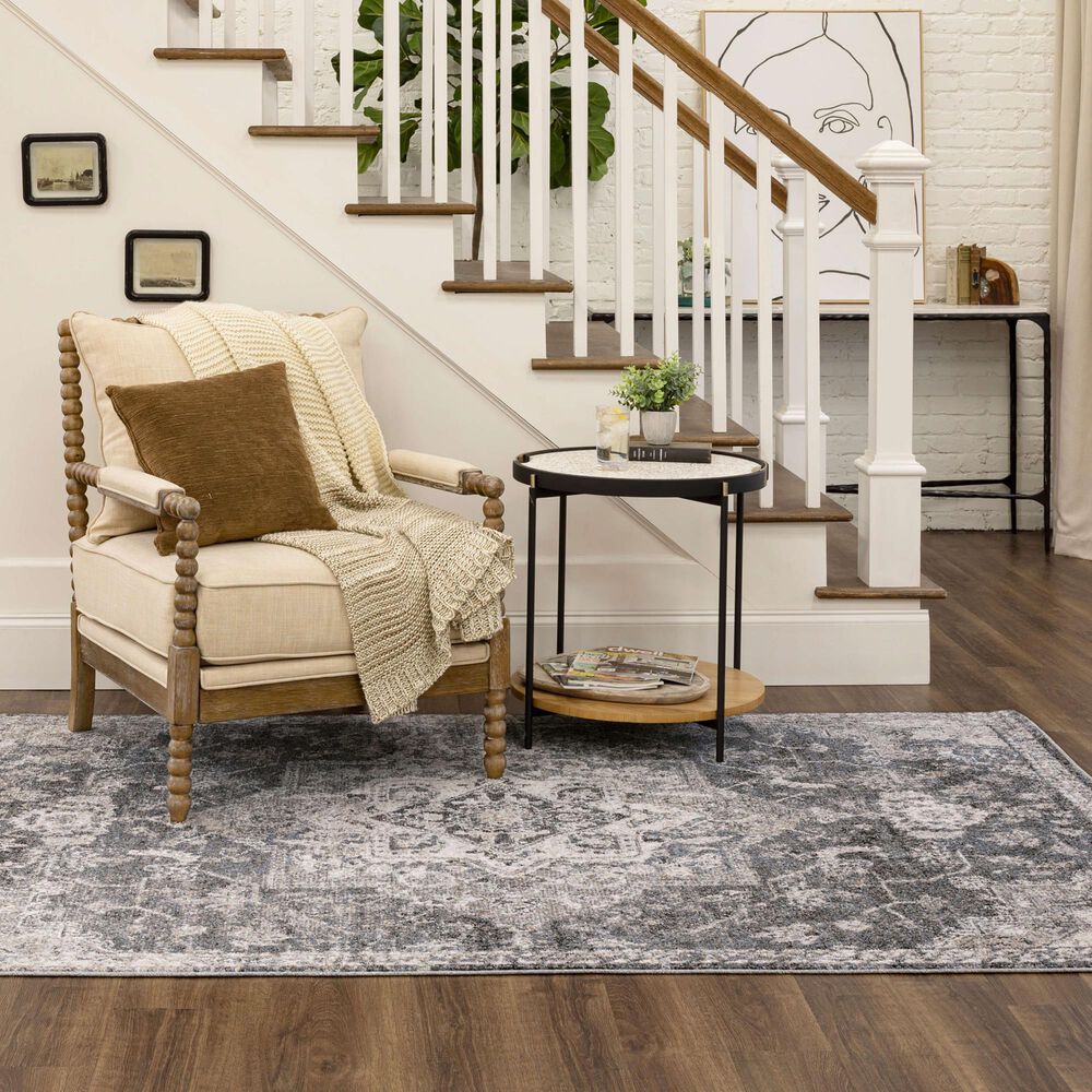 Mohawk Whimsy R1108 Dark Grey 5'3" x 8' Area Rug, , large