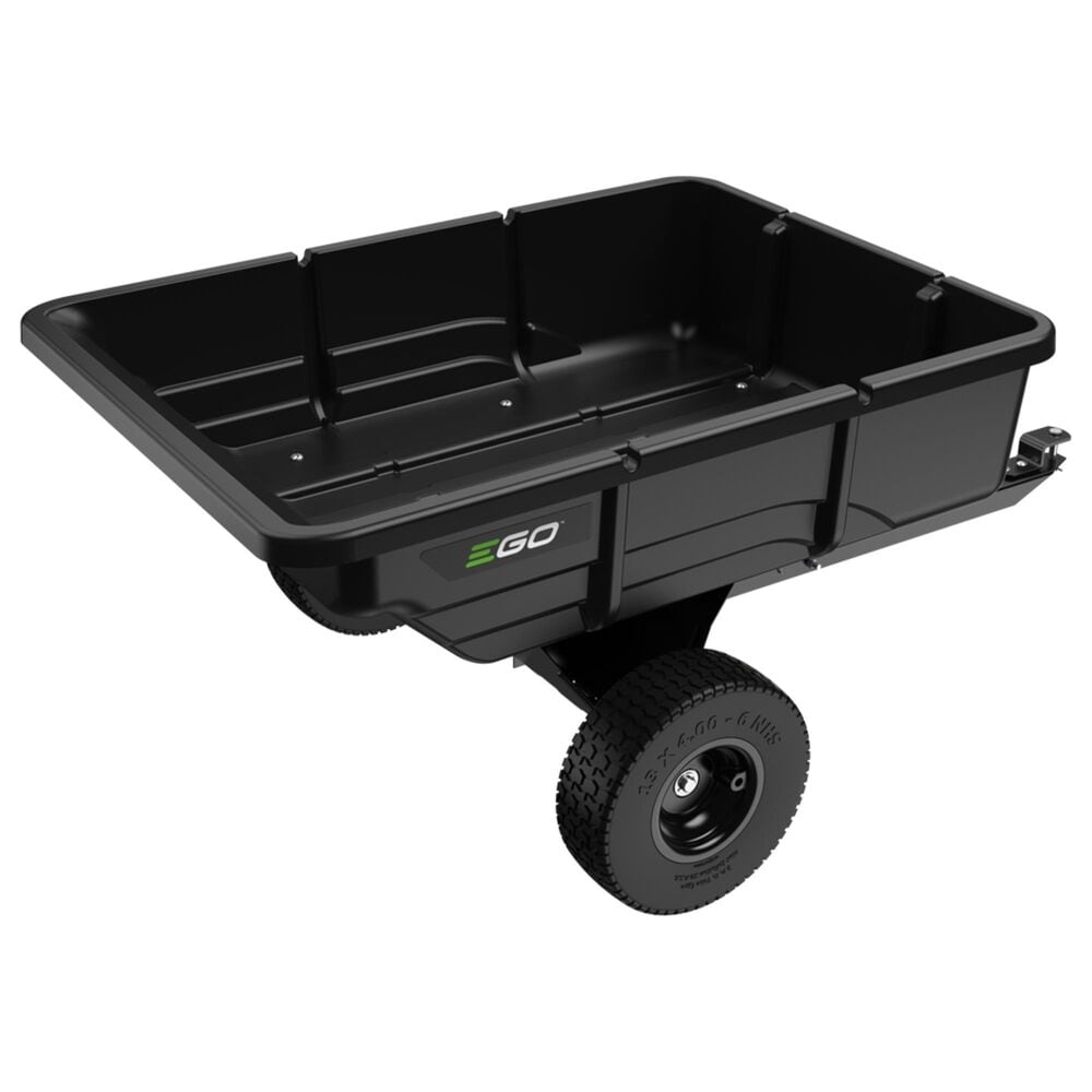 EGO Riding Mower Tow Behind Utility Cart in Black, , large