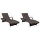 Ashley Kantana Patio Chaise Lounge in Brown (Set of 2), , large