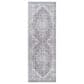 Surya Colin 2"7" x 7"3" Light Blue, Medium Green, Gray, Charcoal, Tan and Cream Runner, , large
