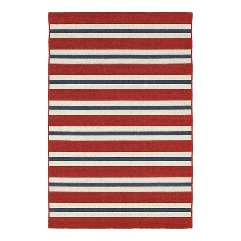 Oriental Weavers Meridian 5701R 7"10" x 10"10" Red Area Rug, , large