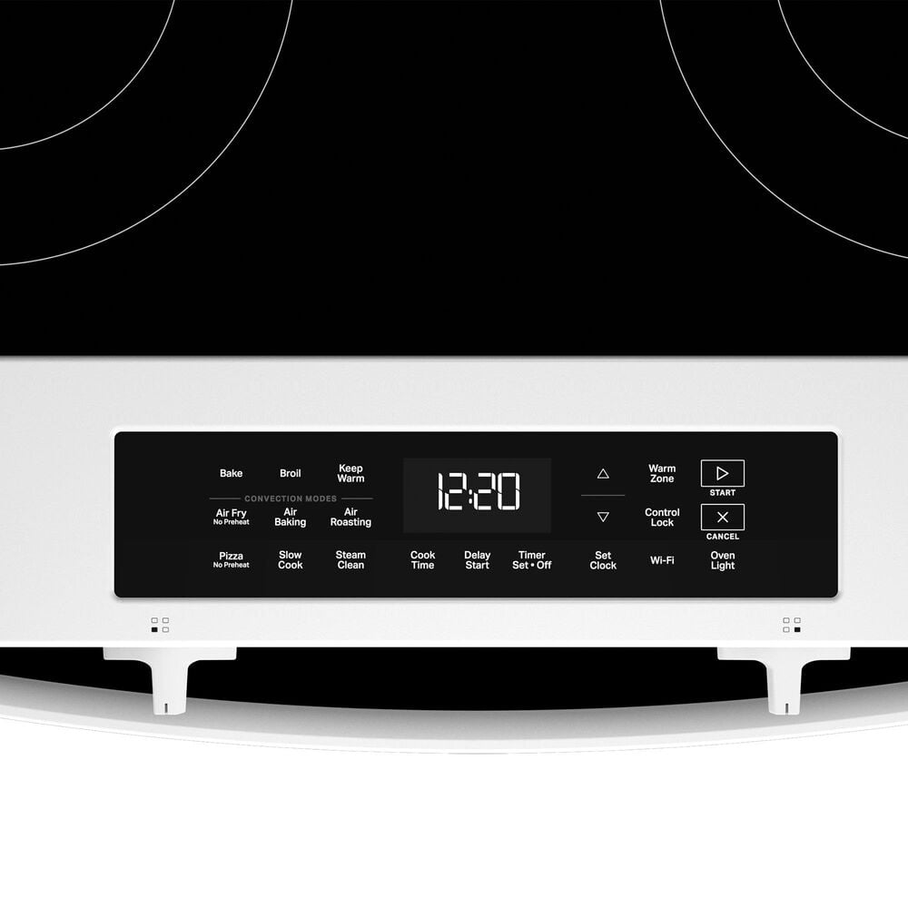 Whirlpool 30" Electric Smart Range in White, , large