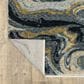Oriental Weavers Capella Abstract Blue 6"7" x 9"6" Area Rug, , large