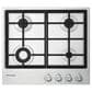 Fisher & Paykel 24" 4 Burner Gas on Steel Cooktop in Stainless Steel With Polished Strip, , large