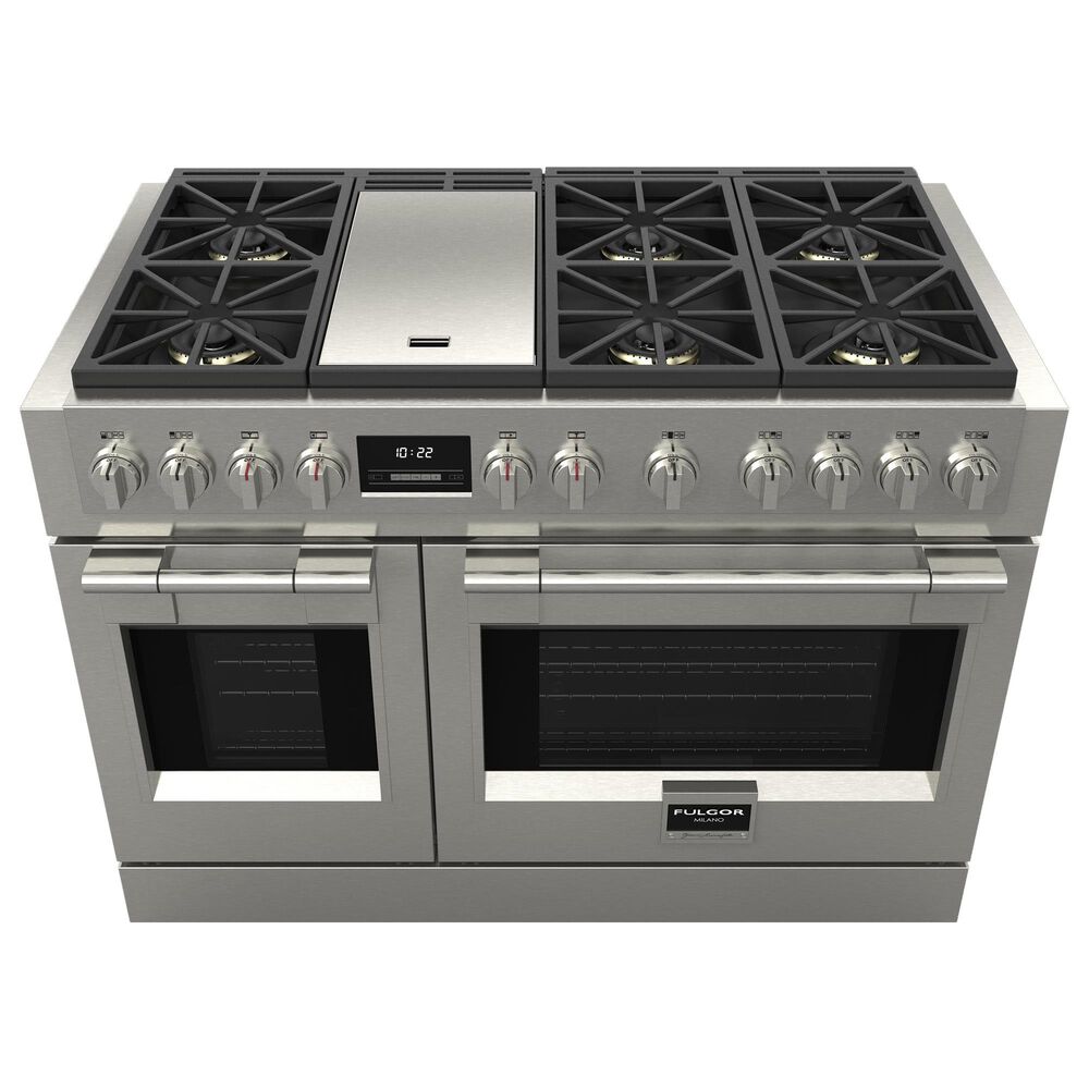 Fulgor Milano Sofia 6.5 Cu. Ft. 48&quot; Professional All Gas Range in Stainless Steel, , large