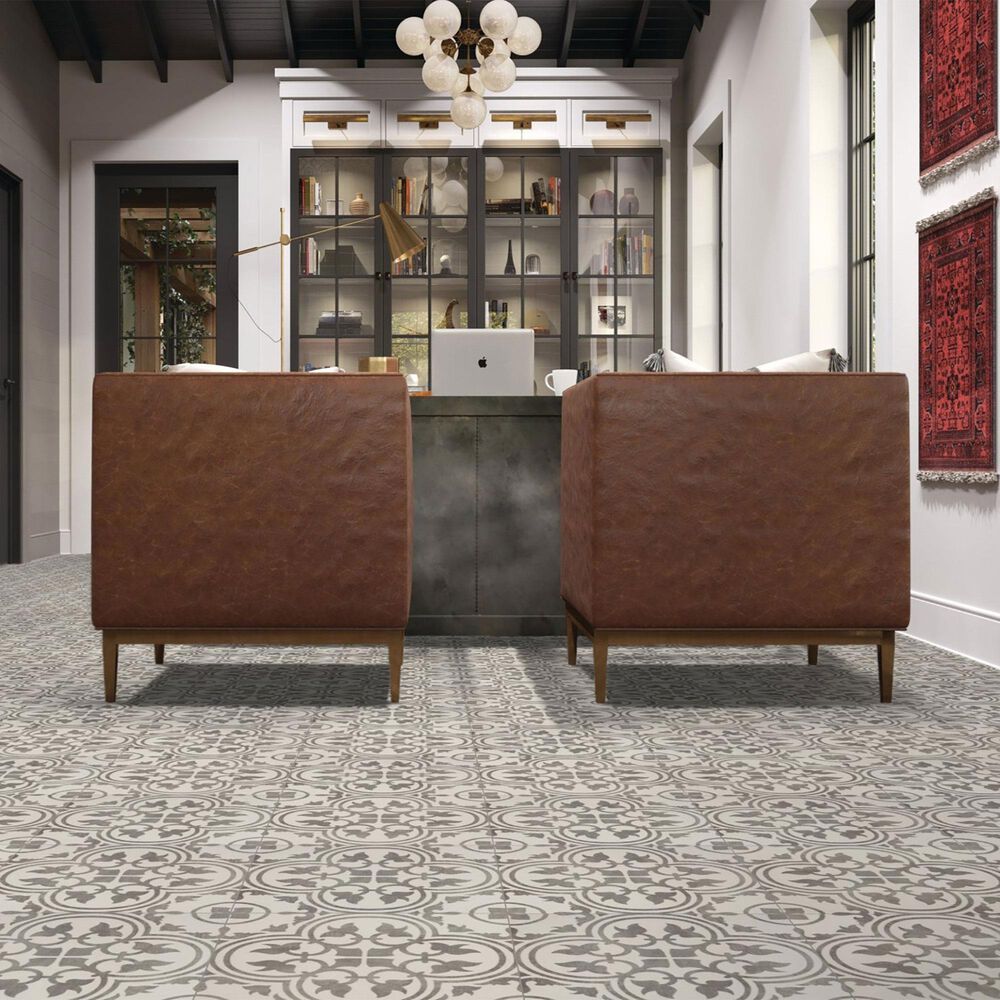 Dal-Tile Memoir Petal Grey 12&quot; x 12&quot; Ceramic Tile, , large