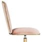 Impressions Vanity Elise Tufted Vanity Chair with Pink Cushion in Gold, , large