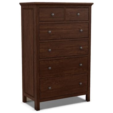 Archbold Furniture Heritage 6 Drawer Chest in Brown Mahogany, , large