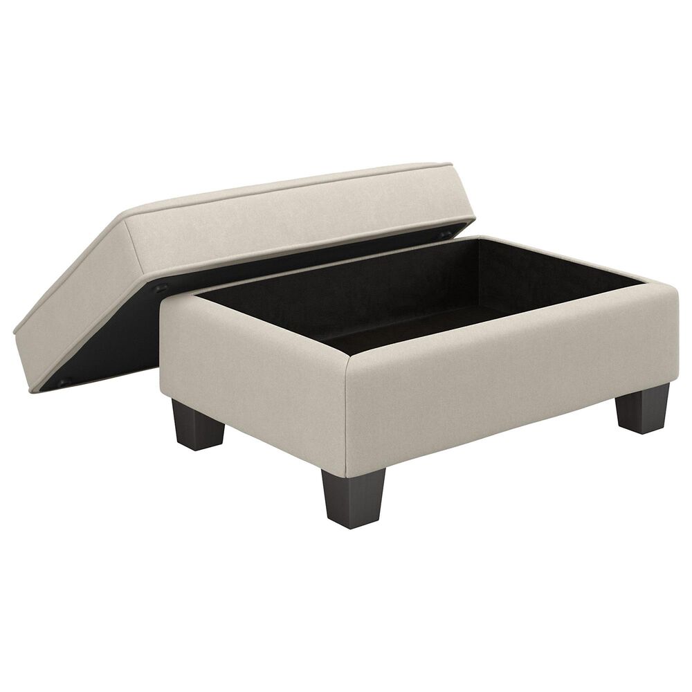 Bush Stockton Arm Chair and Ottoman in Cream, , large