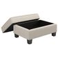 Bush Stockton Arm Chair and Ottoman in Cream, , large