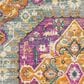 Safavieh Madison MAD119G 3" x 5" Light Grey and Fuchsia Area Rug, , large