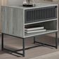 Mayberry Hill Tatiana End Table in Grey and Black, , large