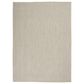 Nourison Courtyard Ivory and Silver 4" x 6" Indoor/Outdoor Area Rug, , large