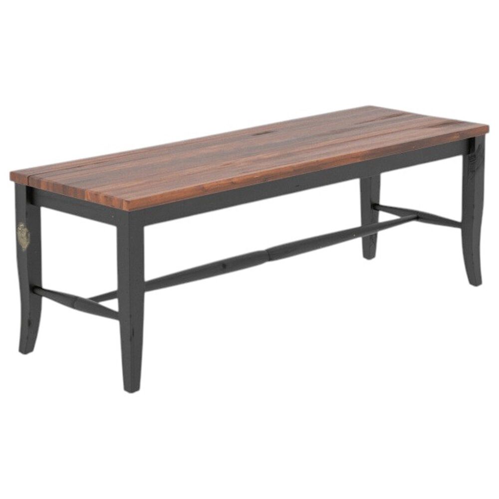 Canadel Champlain Bench in Black/Spice Washed, , large
