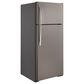 GE Appliances 17.5 Cu. Ft. Top Freezer Refrigerator with Reversible Door in Slate, , large