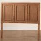 Baxton Studio Giordano Queen Panel Headboard in Ash Walnut, , large